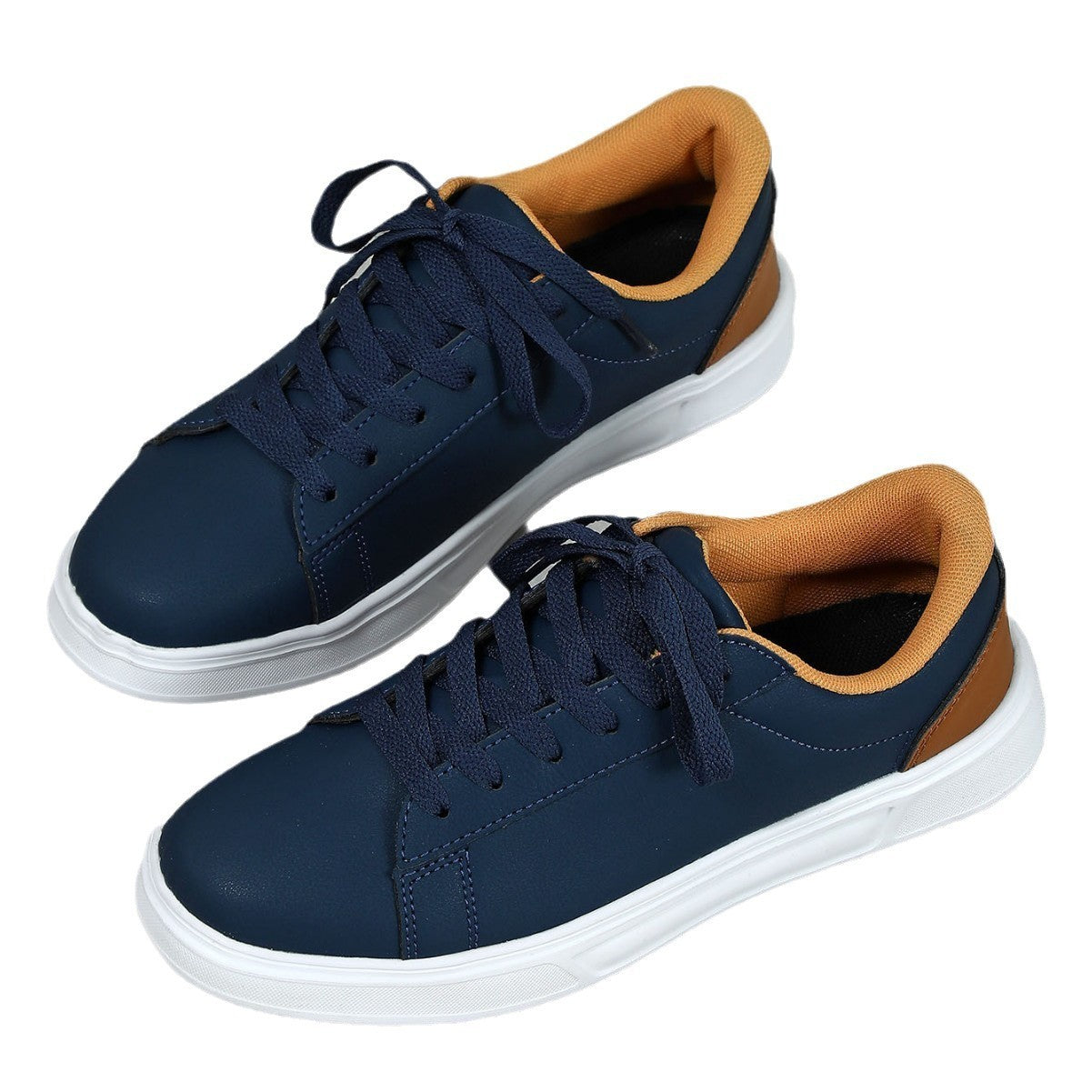Men’s Platform Skateboard Sneakers – Casual Flat Street Shoes