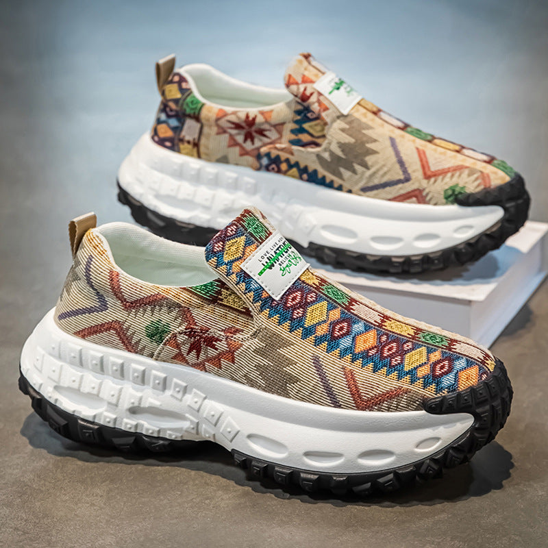 Men’s Height Increasing Shoes – Platform Slip-on Fashion Sneakers