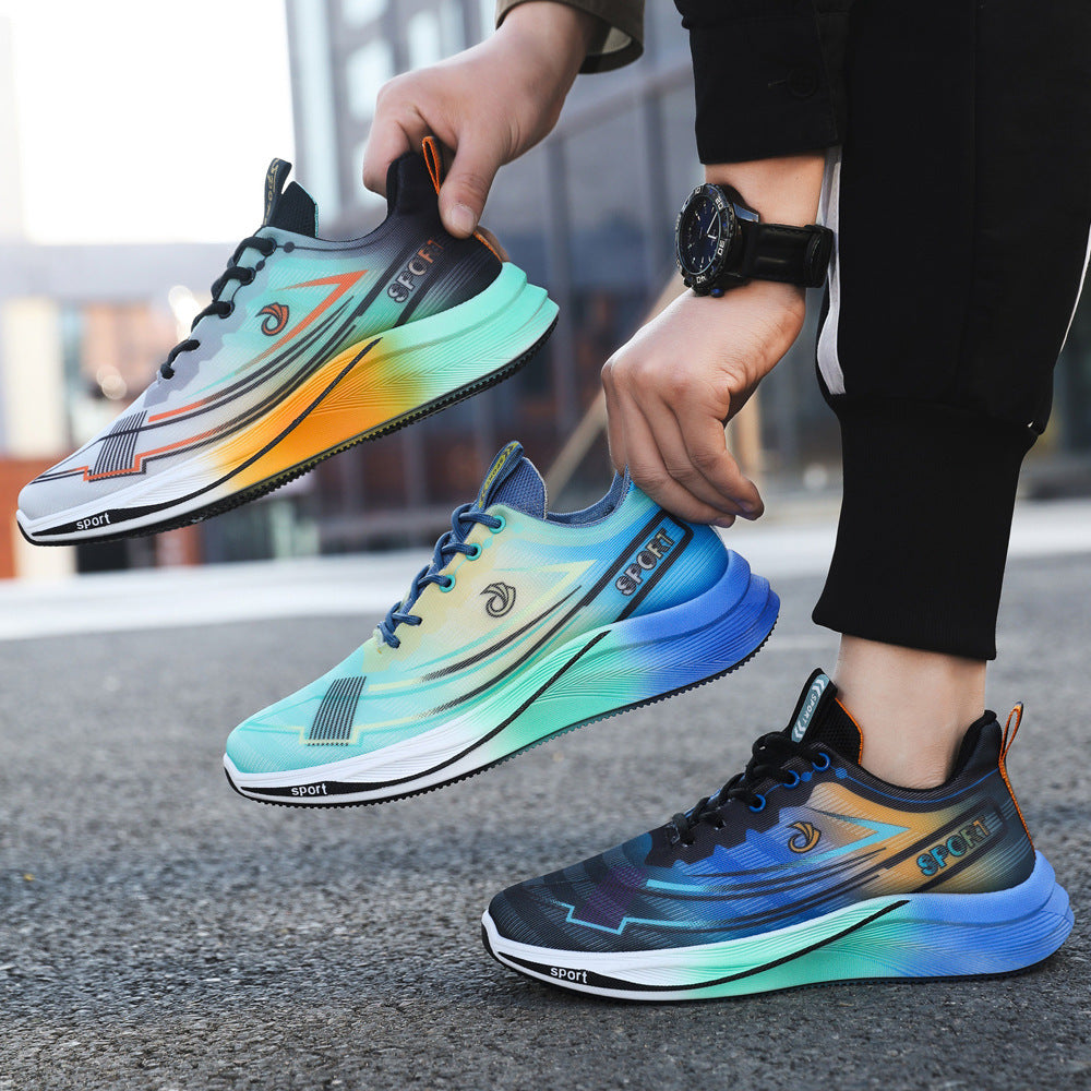 Men’s Mesh Running Shoes – Lightweight, Comfortable & Breathable Trendy Casual Sneakers