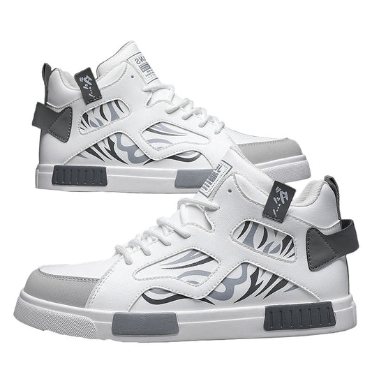 Men’s High-Top Sports Shoes – Plus Size Student Sneakers