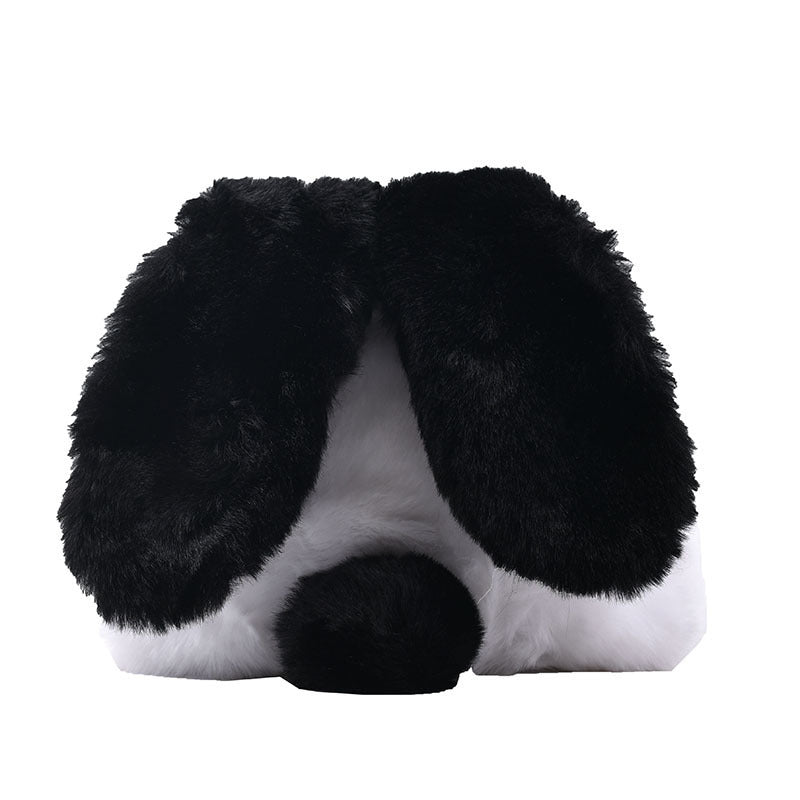 Plush Bunny Ear Handbag – Cute Macaron Color Women's Bag