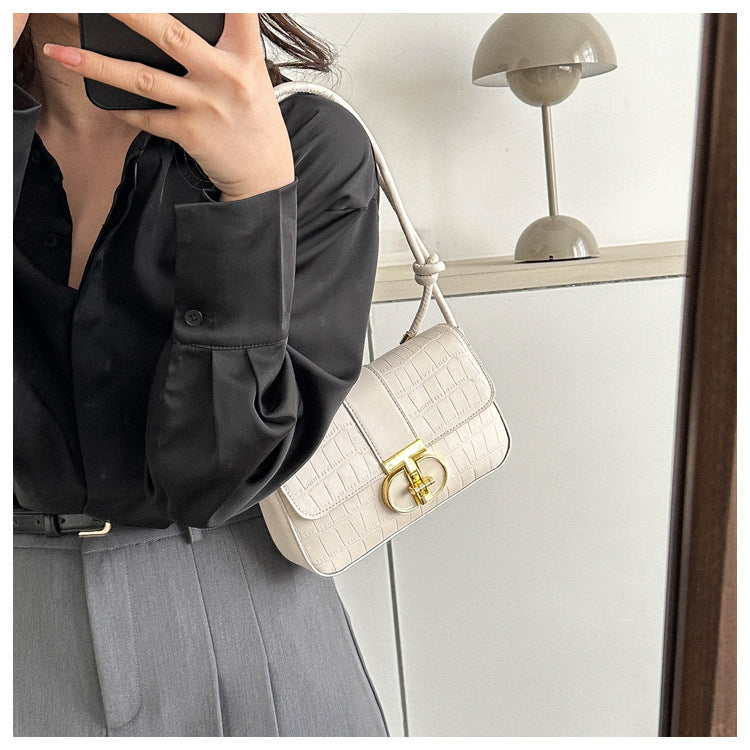 Women’s Retro Handbag – New Simple Small Square Hand-Carry Bag