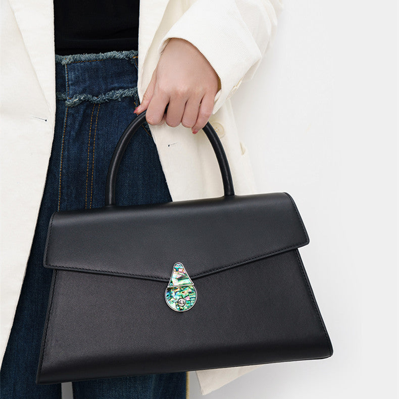 Women's Large Capacity Leather Shoulder Messenger Bag