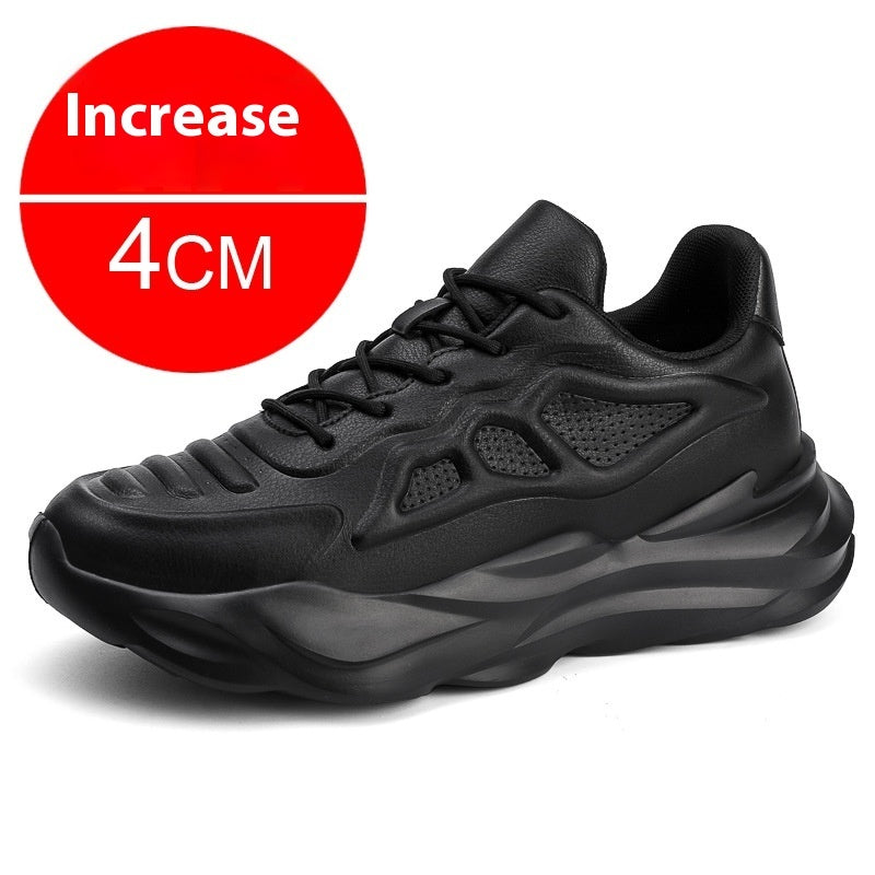 Men’s Breathable Summer Sneakers – Invisible Height-Increasing 8CM Clunky Shoes