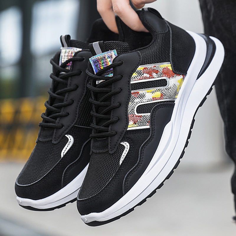 Plus Size Men's Mesh Sneakers – Breathable Sports and Casual Shoes