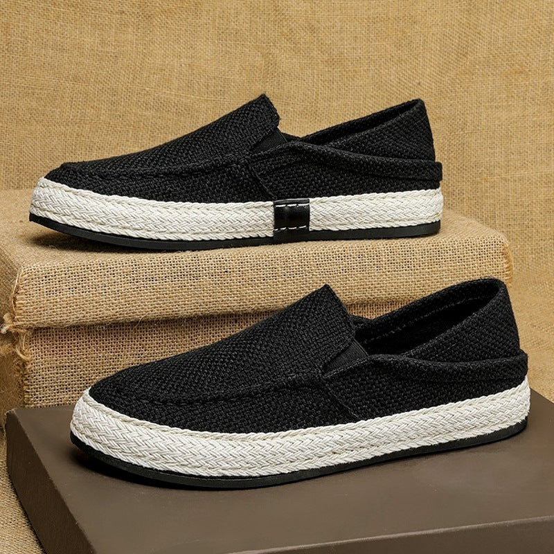 Men’s & Women’s Old Beijing Linen Shoes – Lightweight Summer Casual Flats
