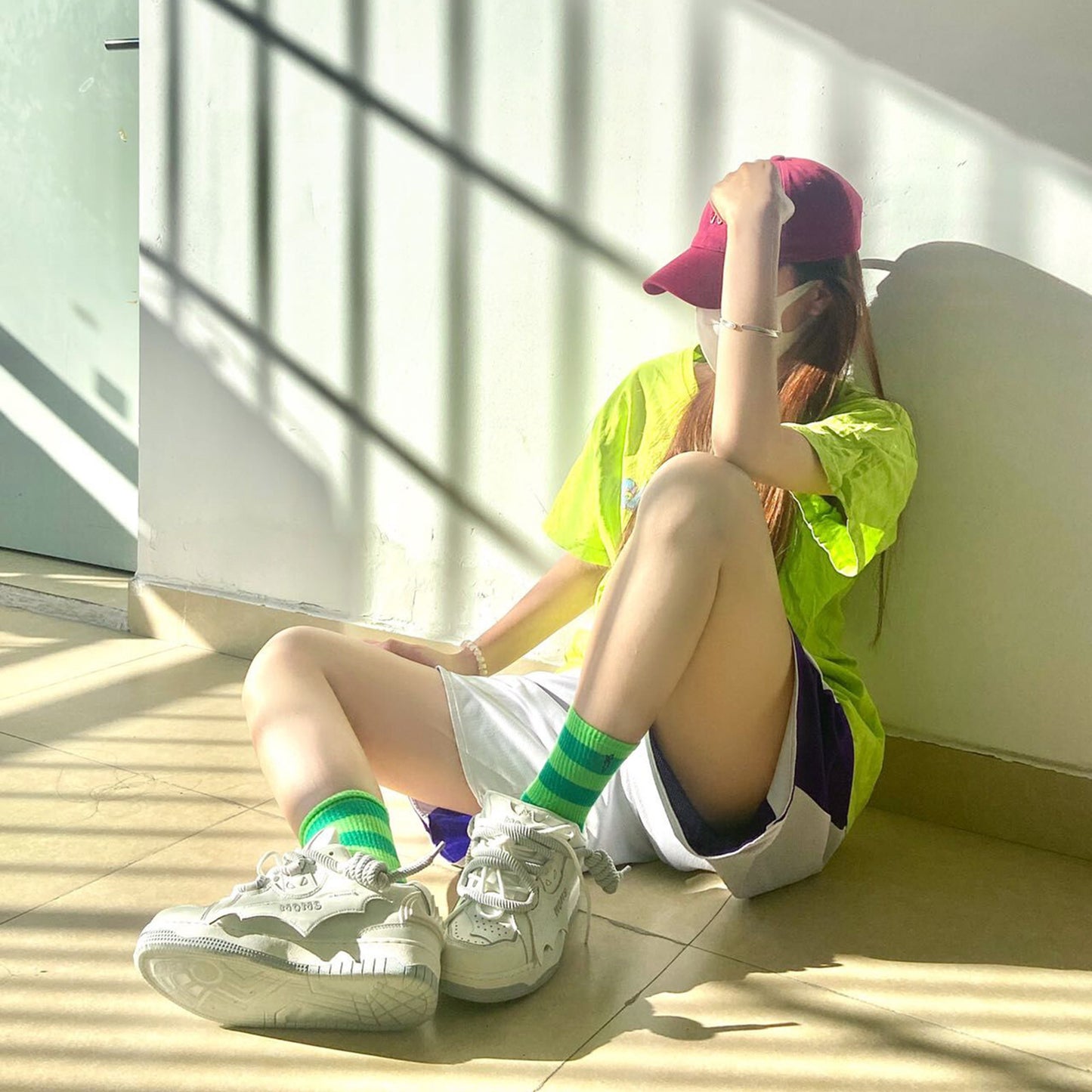 Men’s National Tide Platform Sneakers – Height Increasing Bread Shoes