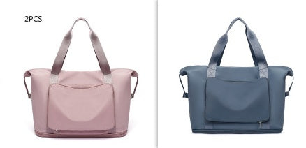 Women’s Foldable Gym Bag – Large Capacity Travel & Yoga Tote Bag