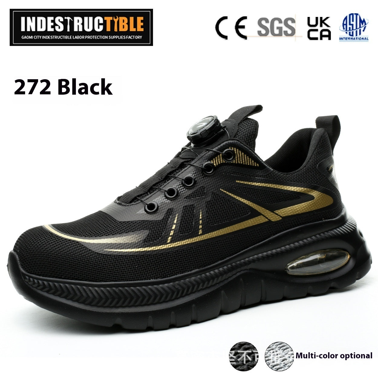 Men’s Safety Shoes – Anti-Smashing, Puncture-Resistant Work Sneakers