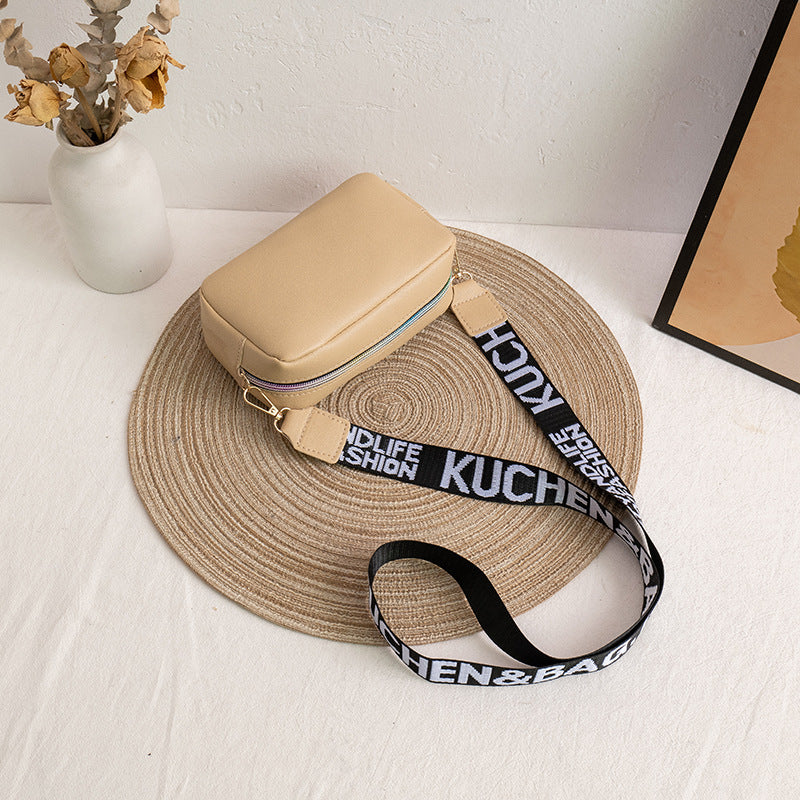 Women’s Minimalist Shoulder Bag – Simple Small Square Purse