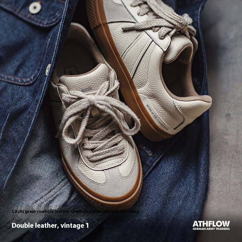 Men’s New Versatile Heightened Sneakers – Sports & Leisure