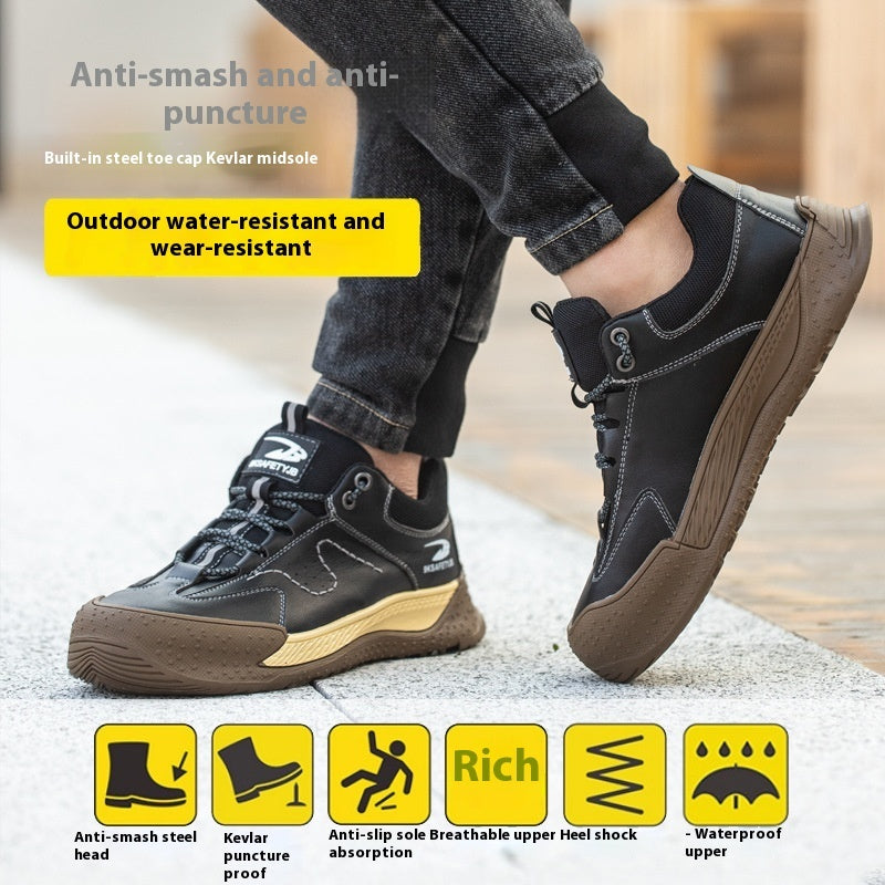Men’s Flyknit Work Shoes – Safety, Comfort & Breathable Sneakers
