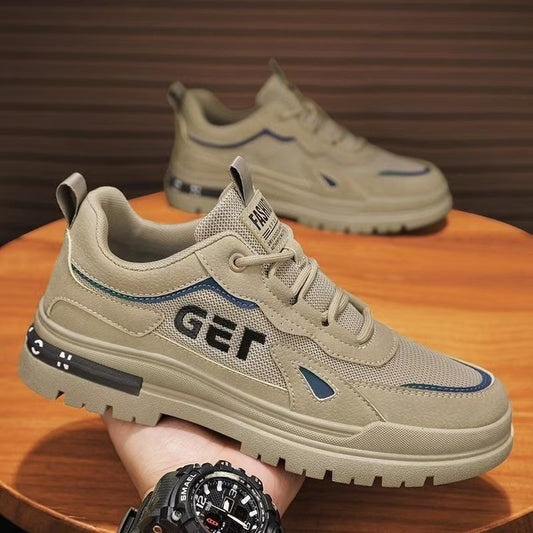 Men’s Breathable Labor Protection Shoes – Soft Bottom Work Sneakers