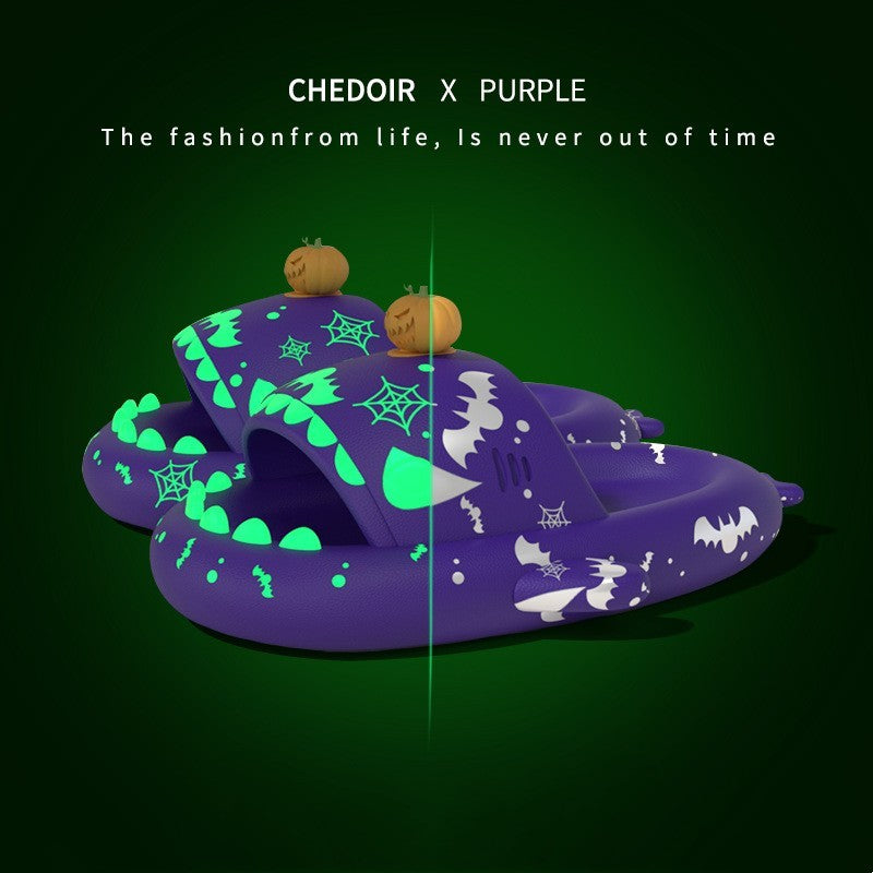 Luminous Shark Slippers – Fun Halloween & Christmas Non-Slip Home Shoes