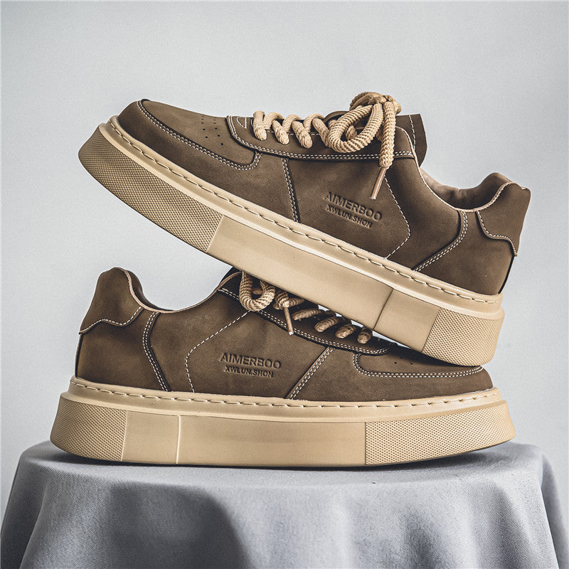 Men’s Non-Slip Wear-Resistant Platform Sports Sneakers