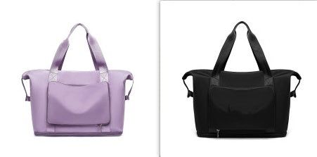 Women’s Foldable Gym Bag – Large Capacity Travel & Yoga Tote Bag