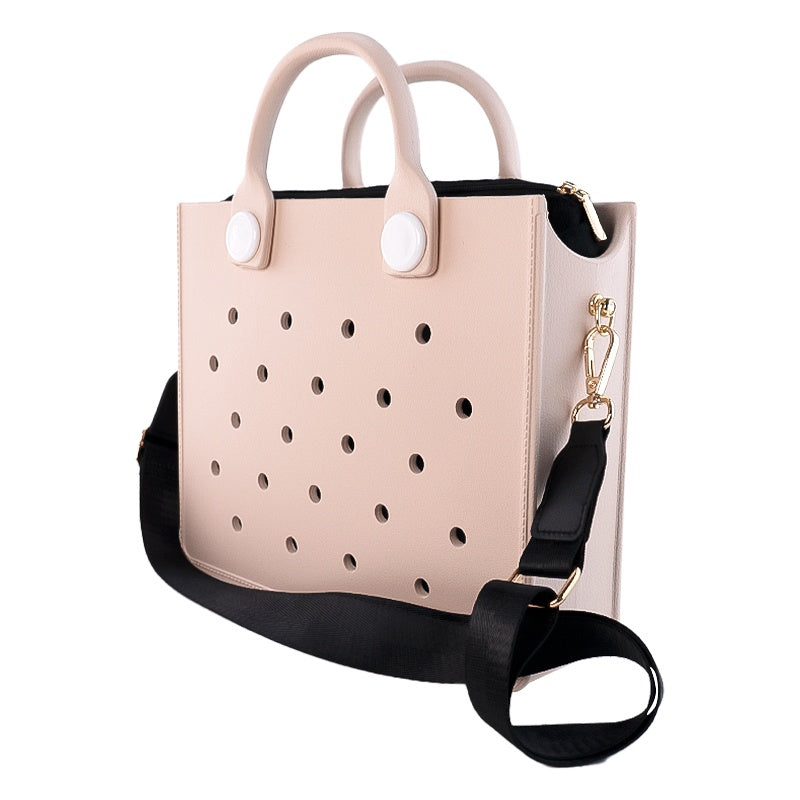 Women’s EVA Handbag – Punching Design Tote Beach Shoulder Bag