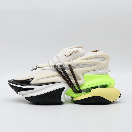 European Station Space Daddy Shoes for Women – Futuristic Platform Sneakers