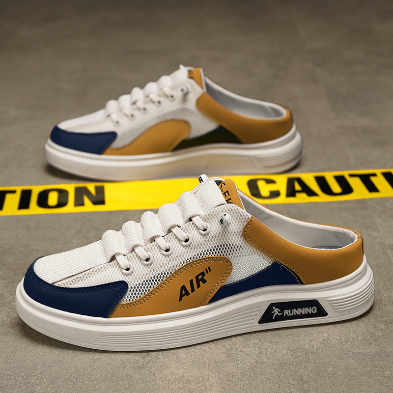 Men’s Low-top Casual Shoes – Wear-resistant Rubber Sole, All-day Comfort