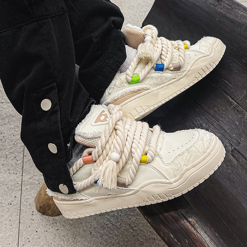 Men’s Fashion Shoes – Hong Kong Style Retro Trend Minority Sneakers