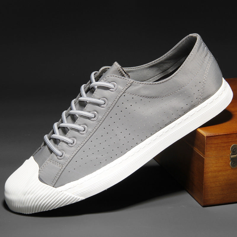 Men’s Summer Slip-On Canvas Shoes – Breathable, Soft Low-Top Sneakers