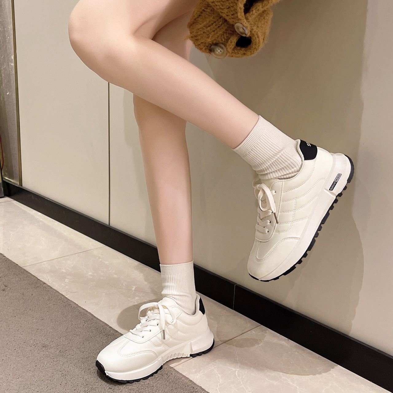 Women's White Platform Shoes | New Autumn Fashion Casual Sneakers