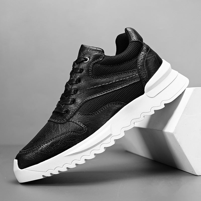 Men’s Casual Sneakers – Hidden Heel Invisible Wedge Design