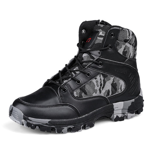 Men’s High-Top Hiking Shoes – Outdoor Travel & Adventure Ready