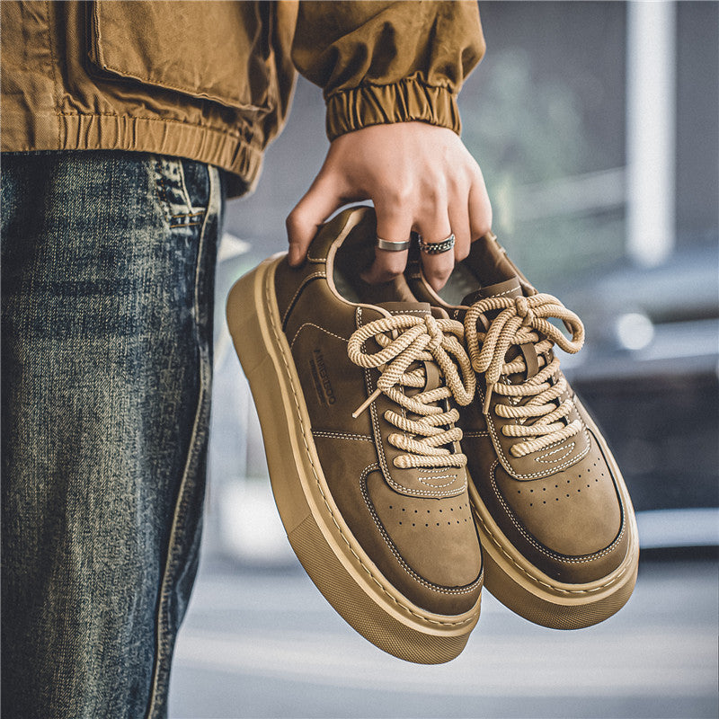 Men’s Non-Slip Wear-Resistant Platform Sports Sneakers