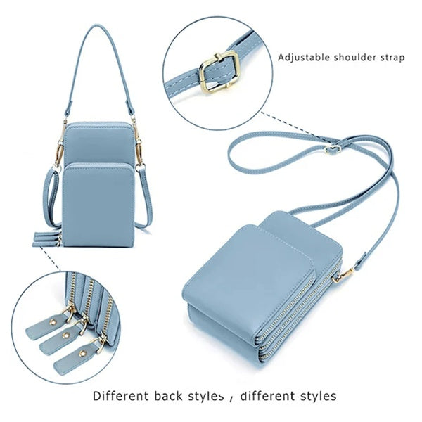 Women’s Phone Bag – Stylish Crossbody with Tri-Fold Pocket