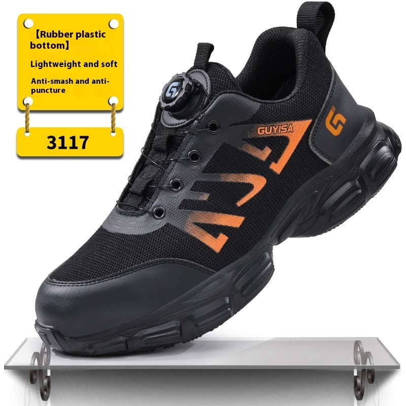 Men’s Work Safety Shoes – Anti-Smash & Puncture-Proof for All Seasons