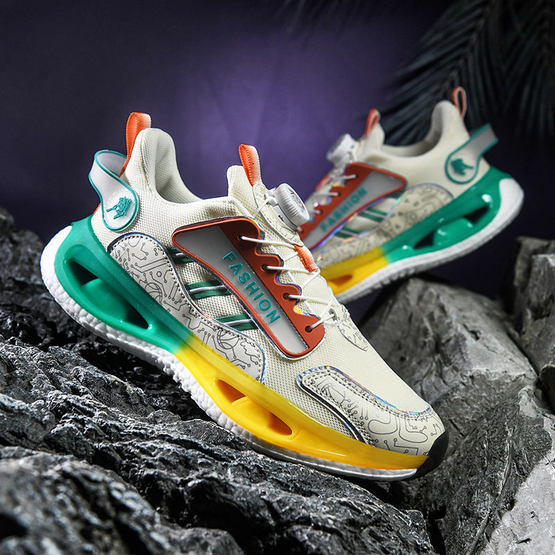 Men’s Sports Sneakers – Lightweight Breathable Mesh Running Shoes