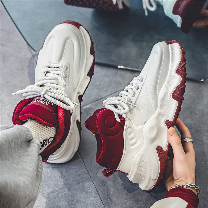 Men’s Winter Daddy Shoes – Thick Bottom & Fleece-Lined Comfort