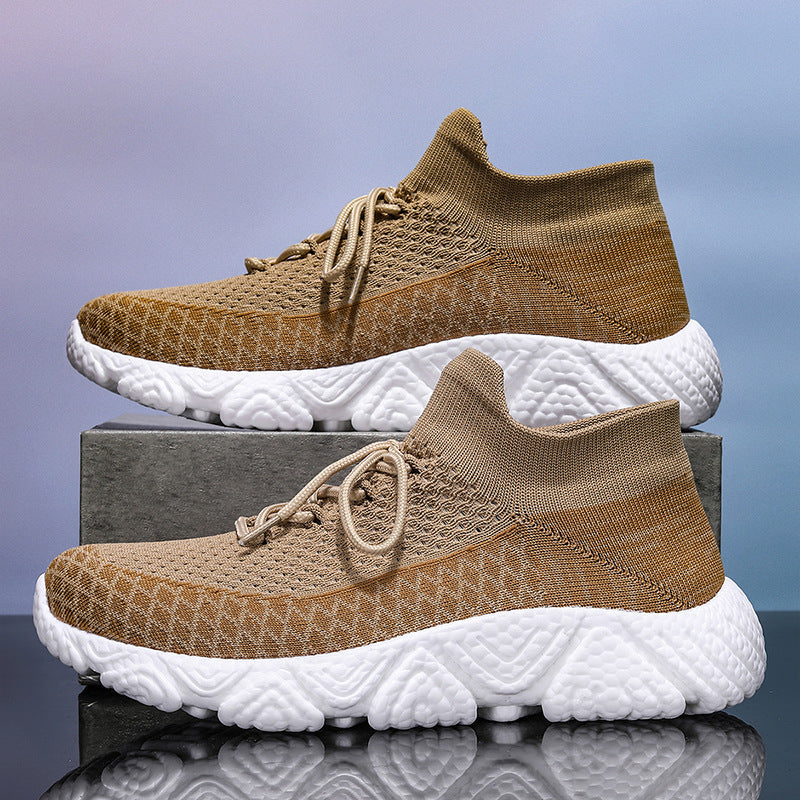 Men’s Fly Woven Mesh Sneakers – Lightweight & Breathable Shoes