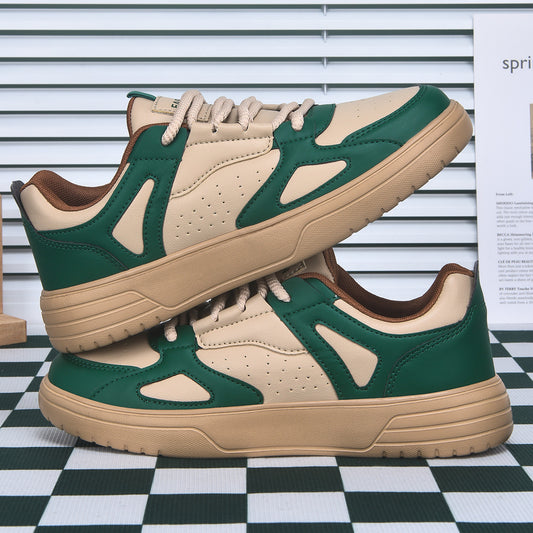 Men’s & Women’s Classic White Skate Shoes – Casual Student Style