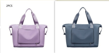 Women’s Foldable Gym Bag – Large Capacity Travel & Yoga Tote Bag