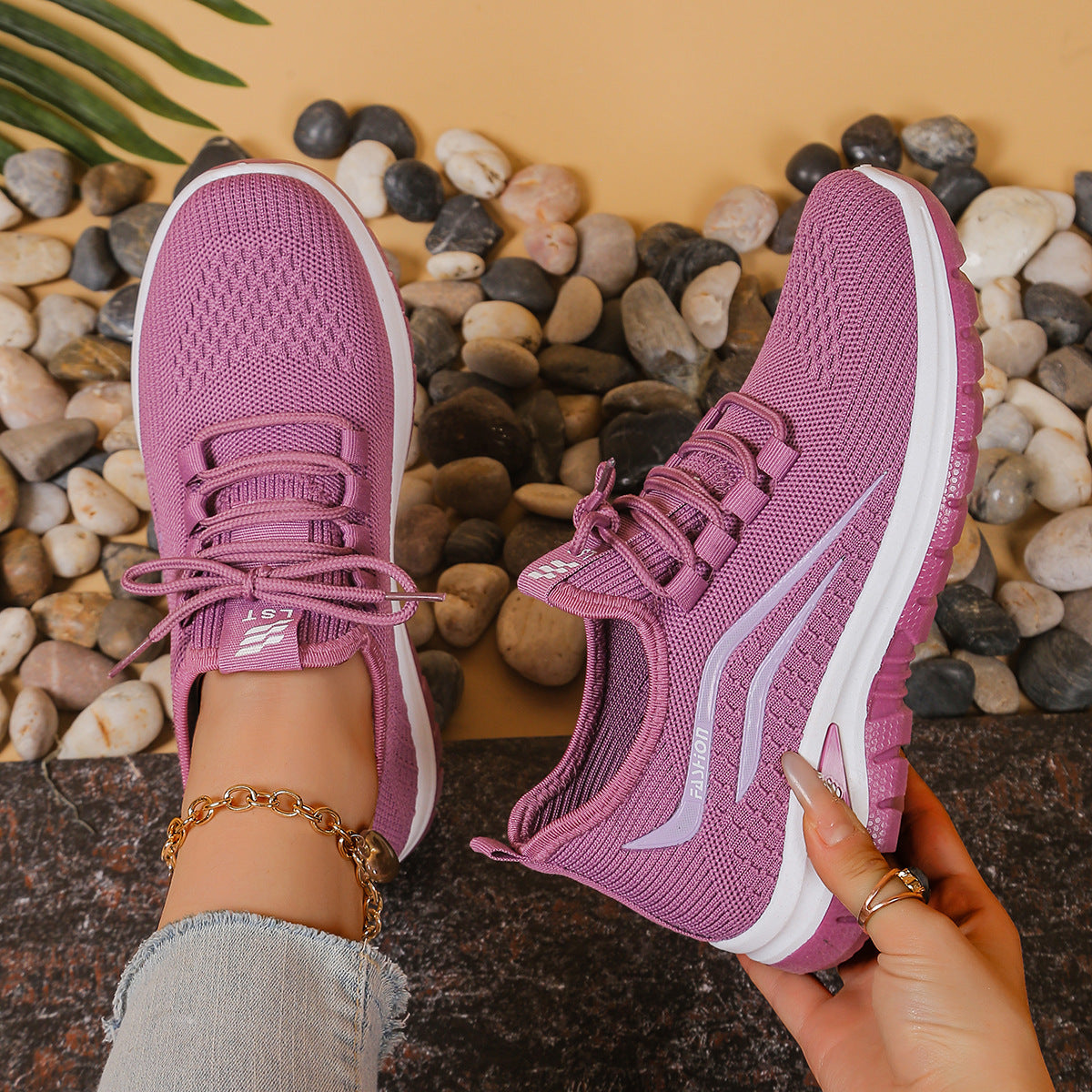 Women's Casual Sports Shoes | New Fashion Breathable Mesh Sneakers