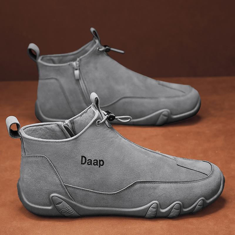 Men’s Octopus Grip Work Shoes – Non-slip Outdoor Leather Safety Footwear