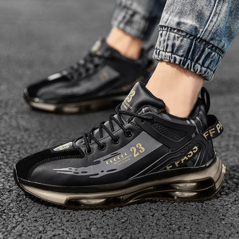 Men’s High-Top Basketball Sneakers – Casual Platform Shoes