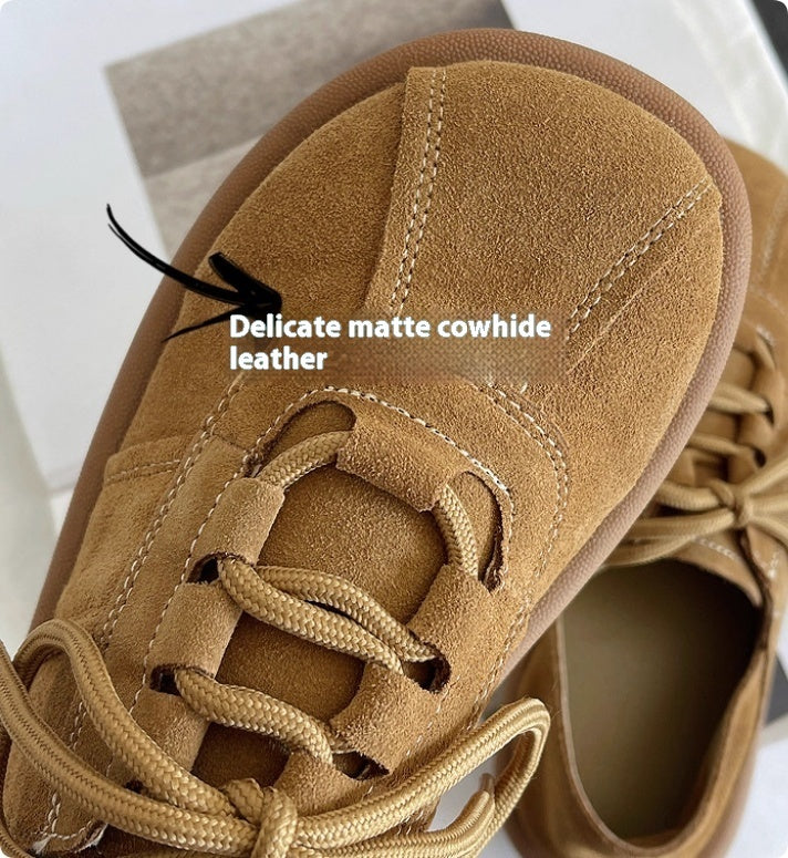 Women's Soft-soled Leather Shoes With A Comfortable Feel