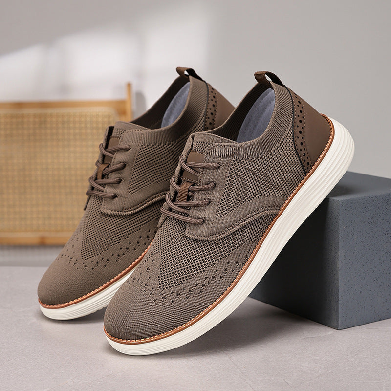 Men’s Outdoor Hiking Shoes – Fly Woven Mesh, Breathable & Versatile