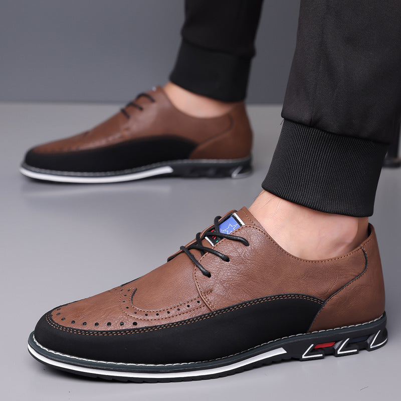 Men’s Business Leather Shoes – Fashion Comfortable Formal Dress Shoes