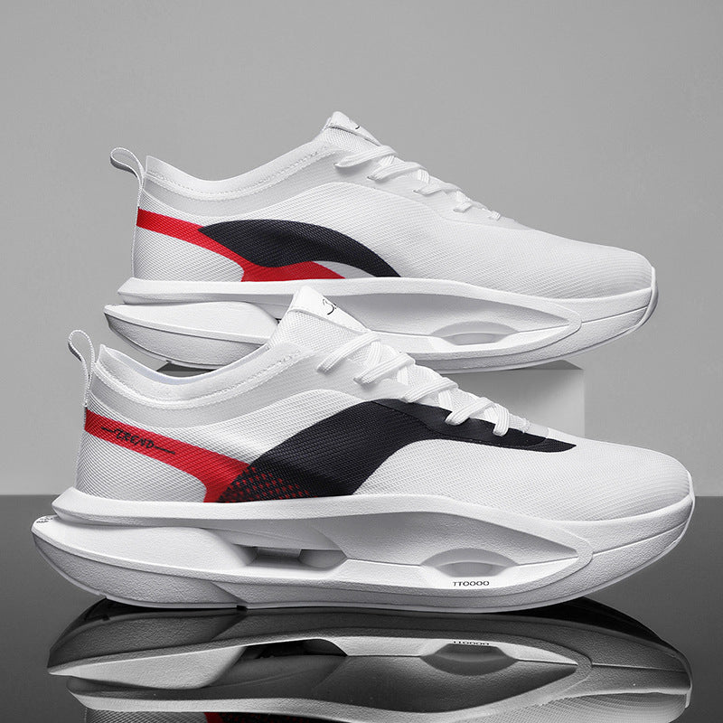 Men’s Rebound Running Shoes – Versatile Shock-Absorbing Raised Sole Design