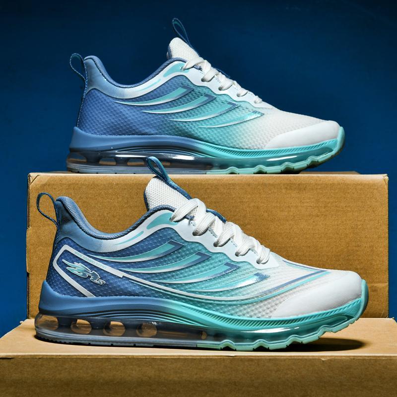 Men’s Large Size 48 Shoes – Flying Woven Breathable Sports Sneakers