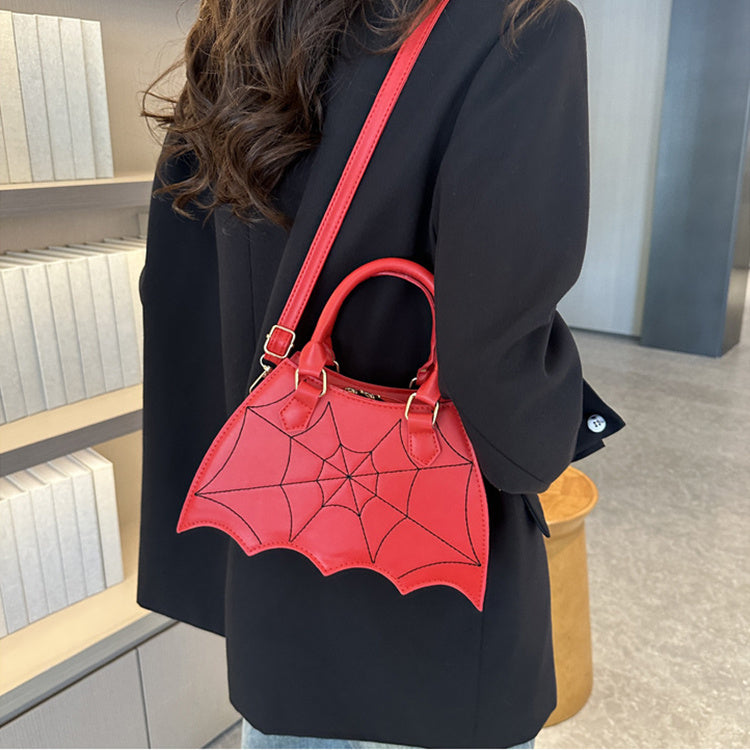 Halloween Spider Web Saddle Bag – Fashion Crossbody for Women