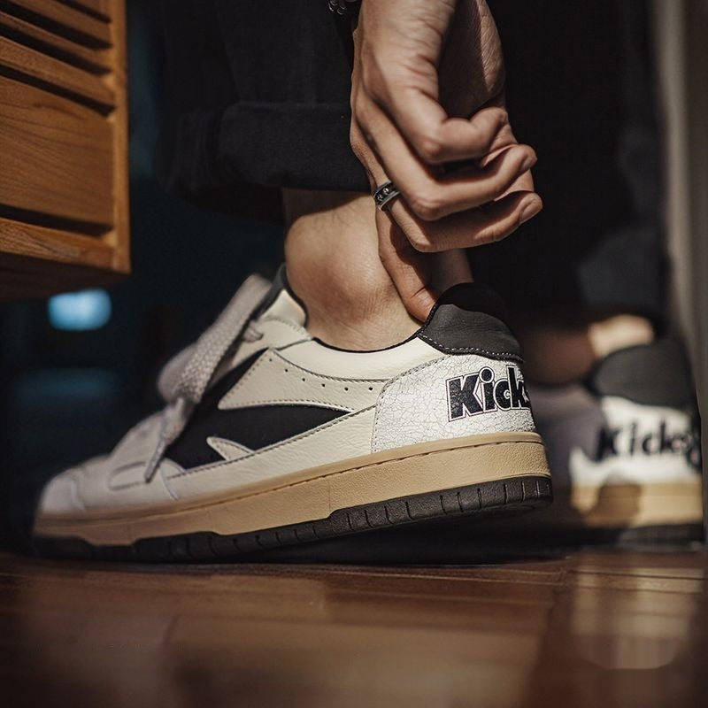 Men’s New Crack Design Sneakers – Trendy All-Match Casual Style