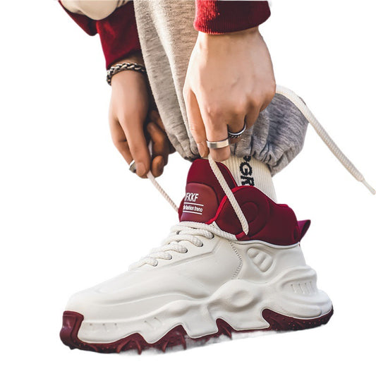 Men’s Winter Daddy Shoes – Thick Bottom & Fleece-Lined Comfort