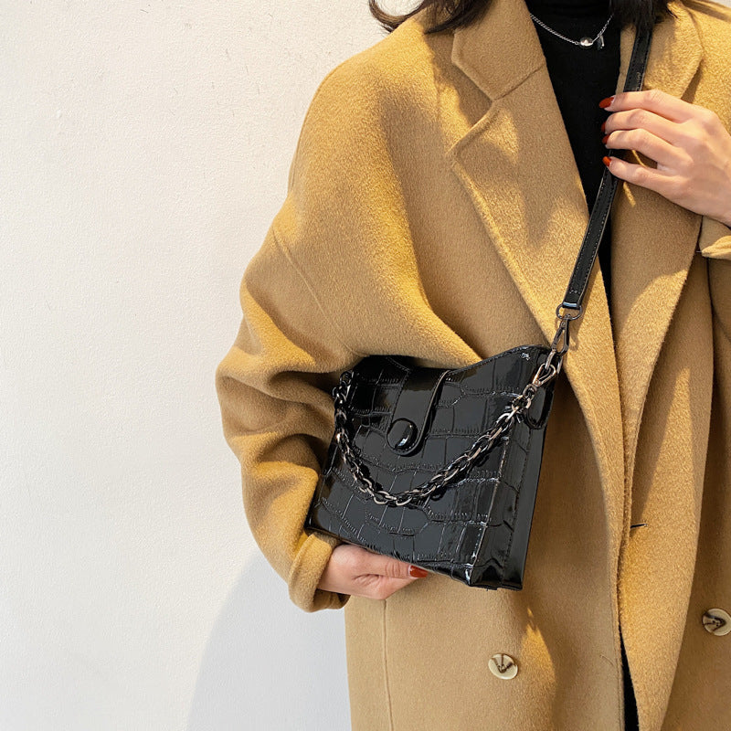 Casual PU Leather Bag | Lightweight Dumpling Style Portable Crossbody