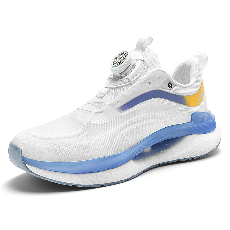 Men’s Breathable Running Shoes – Popcorn Sole Lightweight Sneakers