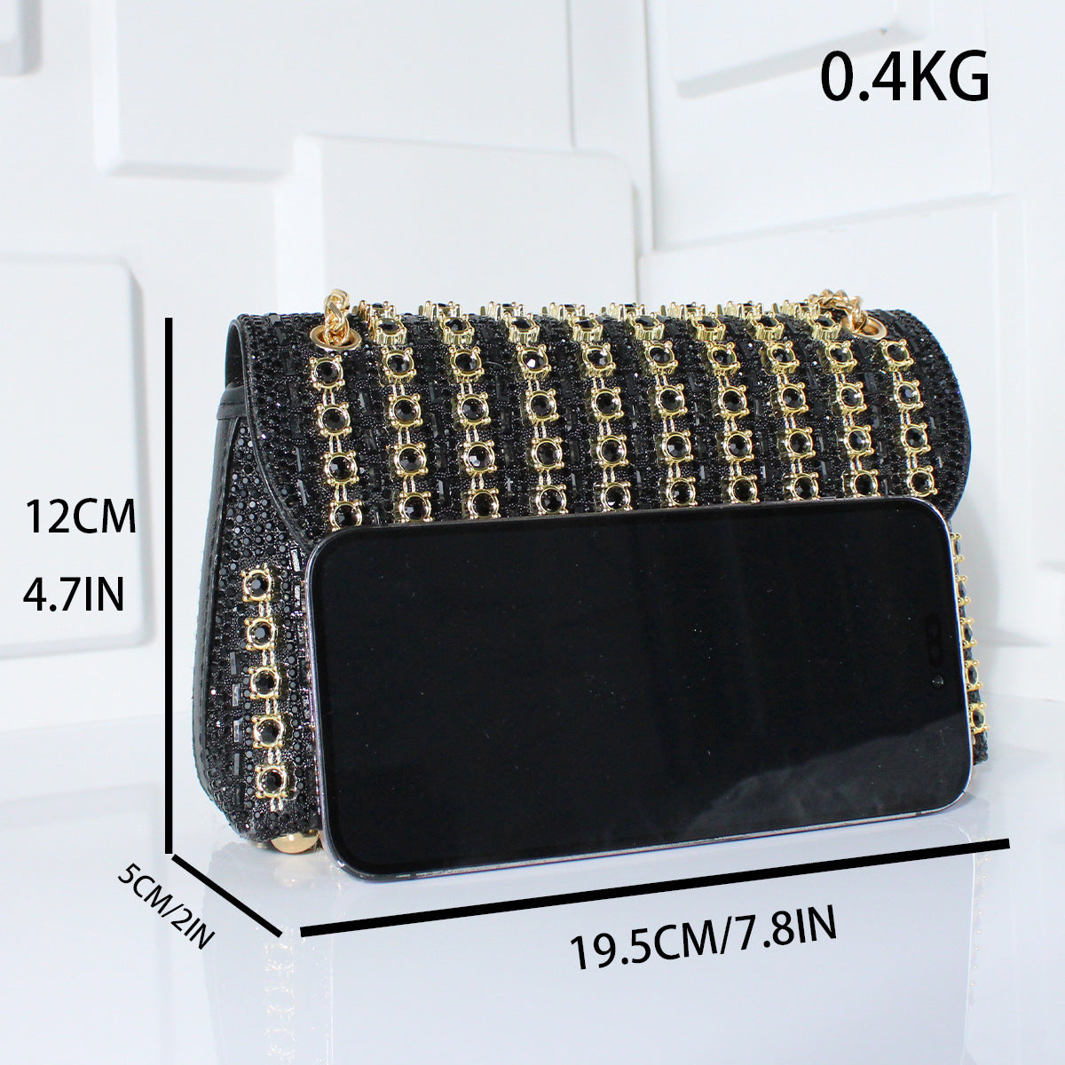Women’s Fashion Diamond Bag – Stylish Crossbody Dinner Handbag